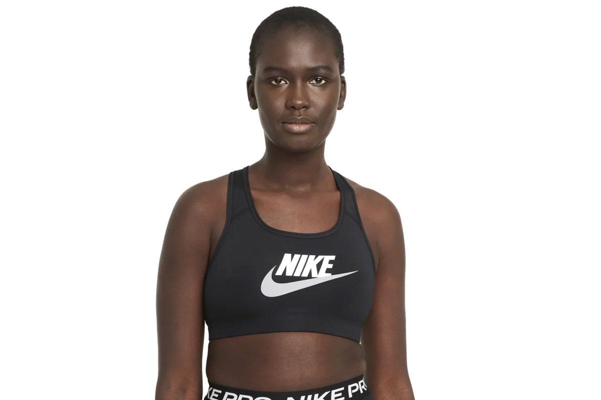 nike swoosh bra